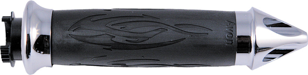 AVON SUPERBIKE TRIBAL GRIPS SPIKE CHROME SB-TRIB-92-atv motorcycle utv parts accessories gear helmets jackets gloves pantsAll Terrain Depot