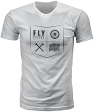 Load image into Gallery viewer, FLY RACING FLY ALL THINGS MOTO TEE WHITE MD 352-1206M