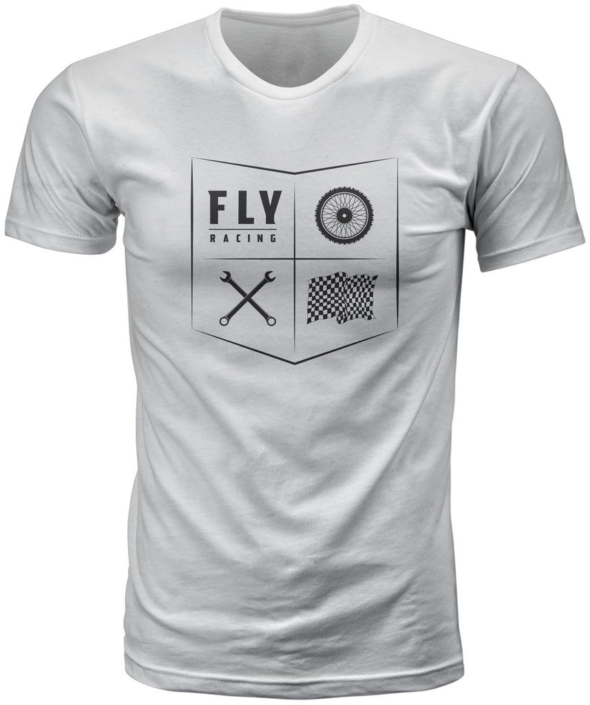 FLY RACING YOUTH FLY ALL THINGS MOTO TEE WHITE YM 352-1206YM