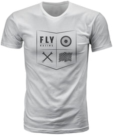 FLY RACING FLY ALL THINGS MOTO TEE WHITE SM 352-1206S