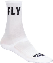 Load image into Gallery viewer, FLY RACING FLY CREW SOCKS WHITE SM/MD SPX009488-B1
