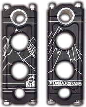 Load image into Gallery viewer, CFR KNUCKS RISERS 8" BLACK CFR-CD11