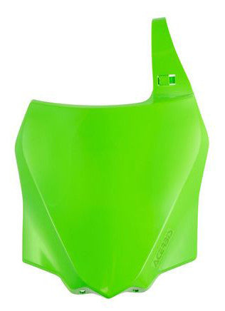 ACERBIS FRONT NUMBER PLATE GREEN 2374050403-atv motorcycle utv parts accessories gear helmets jackets gloves pantsAll Terrain Depot
