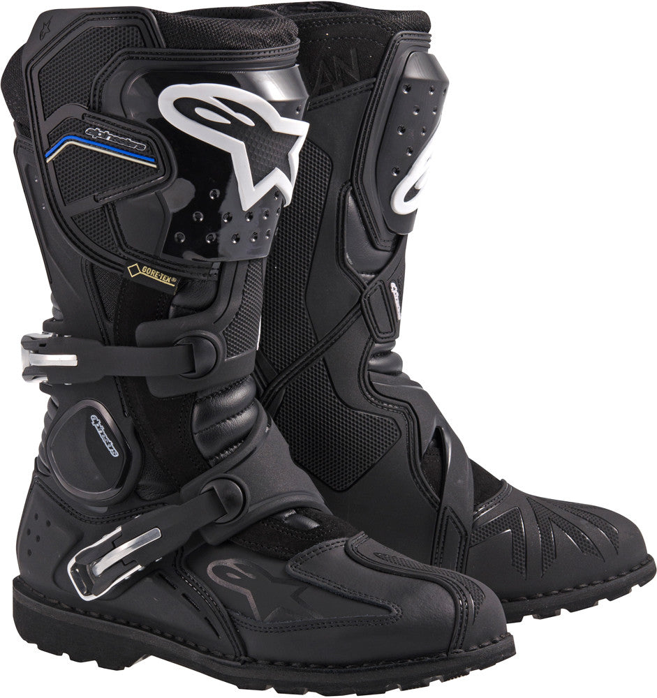 ALPINESTARS TOUCAN GORE-TEX BOOTS BLACK SZ 10 2037014-10-10