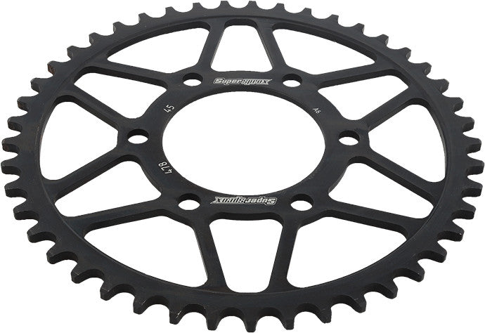 SUPERSPROX STEEL SPROCKET 45T BLACK RFE-478-45-BLK