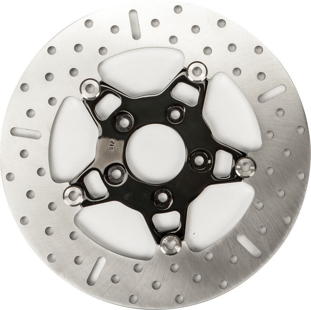 EBC FLOATING BRAKE ROTOR CHROME W/BLACK CENTER FSD010BLK-atv motorcycle utv parts accessories gear helmets jackets gloves pantsAll Terrain Depot