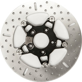 EBC FLOATING BRAKE ROTOR CHROME W/BLACK CENTER FSD010BLK-atv motorcycle utv parts accessories gear helmets jackets gloves pantsAll Terrain Depot