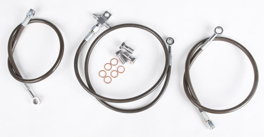 STREAMLINE BRAKELINE FRONT 3-LINE YAM SMK YFZ450-F-SMOKE-atv motorcycle utv parts accessories gear helmets jackets gloves pantsAll Terrain Depot