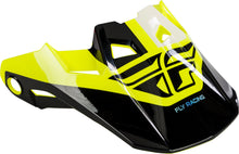 Load image into Gallery viewer, FLY RACING FORMULA VISOR BLACK/HI-VIS MD-LG 73-47204M