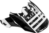FLY RACING F2 CARBON GRANITE HELMET VISOR WHITE/BLACK/GREY 73-46262