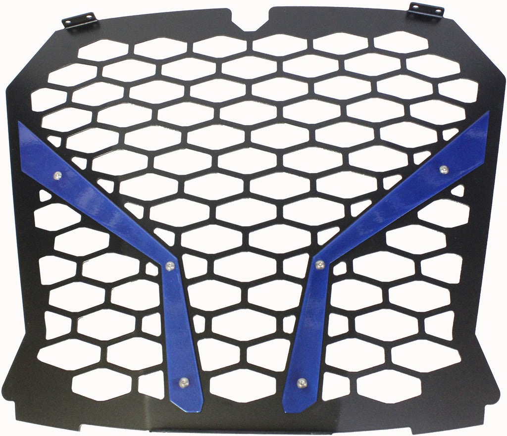 MODQUAD FRONT GRILL FULL BLUE RZR-FG-XP1KS-BL