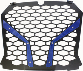 MODQUAD FRONT GRILL FULL BLUE RZR-FG-XP1KS-BL