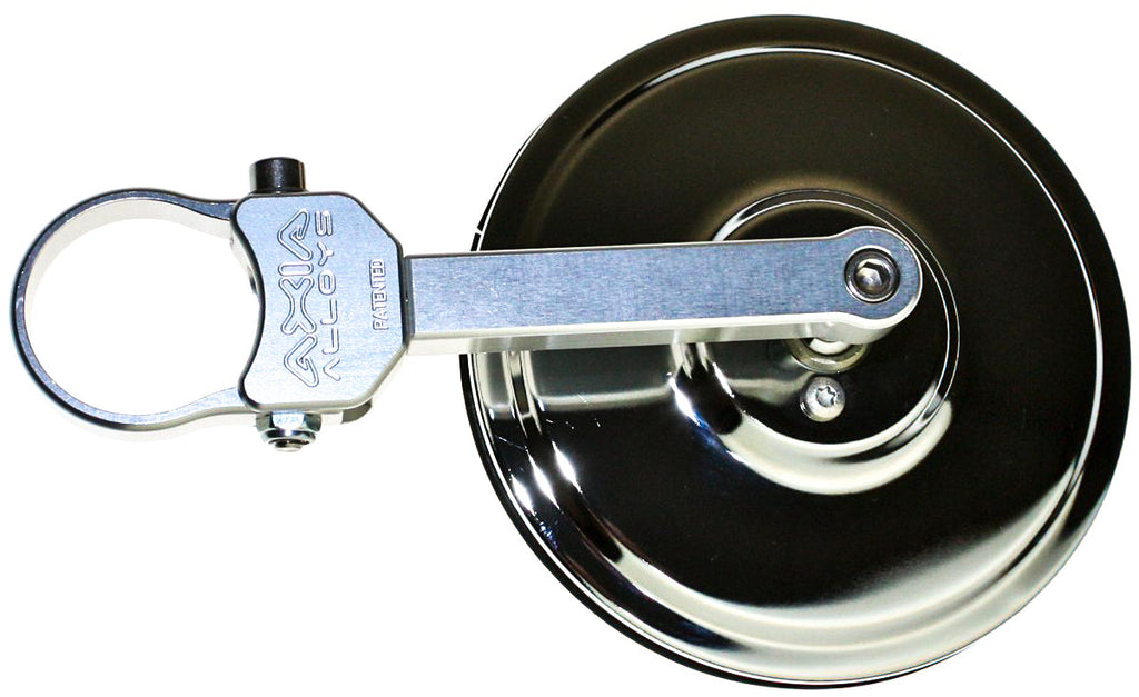 AXIA EXT 5" ROUND MIRROR SILVER MODEX5SM-SLV