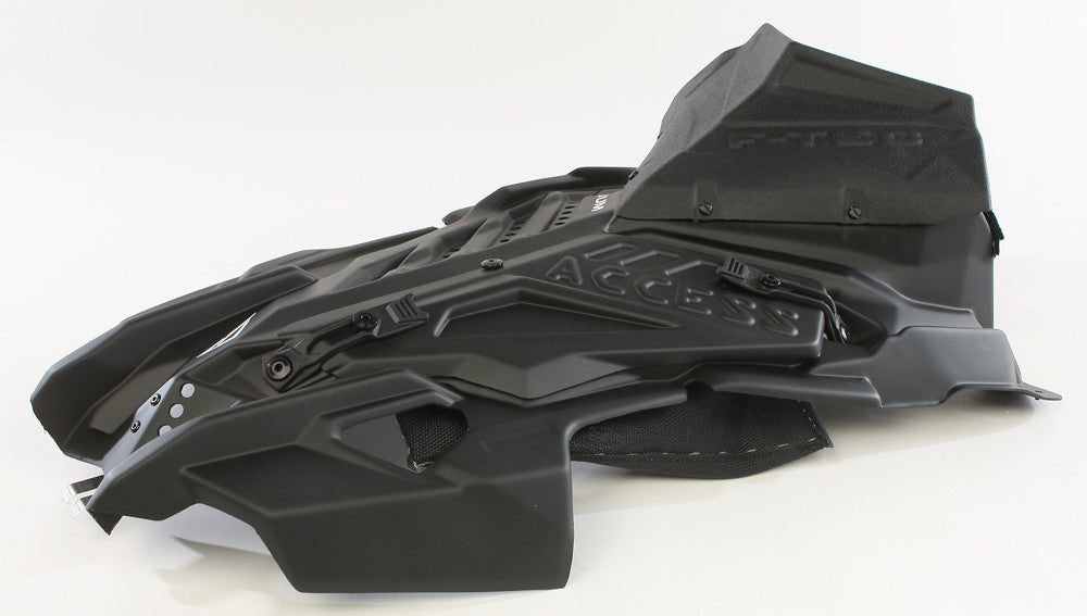 SPG HELIUM HOOD POL BLK W/STORAGE AND ACCESS PANEL PHAH225-BK