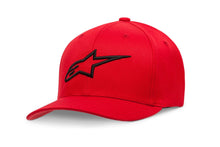 Load image into Gallery viewer, ALPINESTARS YOUTH AGELESS HAT RED/BLACK 3038-81100-3010