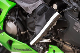 FLY RACING M16 LEATHER RIDING SHOES BLACK