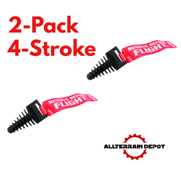 Muffler Exhaust Wash Plug Motorcycle Dirt Bike ATV 4-Stroke 2-Pack FMF
