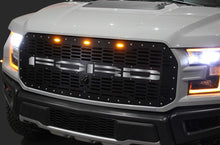 Load image into Gallery viewer, 1 Piece Steel Grille for Ford Raptor SVT 2017-2018 - FORD w/ STAINLESS STEEL UNDERLAY-atv motorcycle utv parts accessories gear helmets jackets gloves pantsAll Terrain Depot