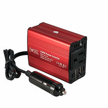 Load image into Gallery viewer, FOVAL 150W Car Power Inverter DC 12V to 110V AC Converter with 3.1A Dual USB Car Charger-atv motorcycle utv parts accessories gear helmets jackets gloves pantsAll Terrain Depot