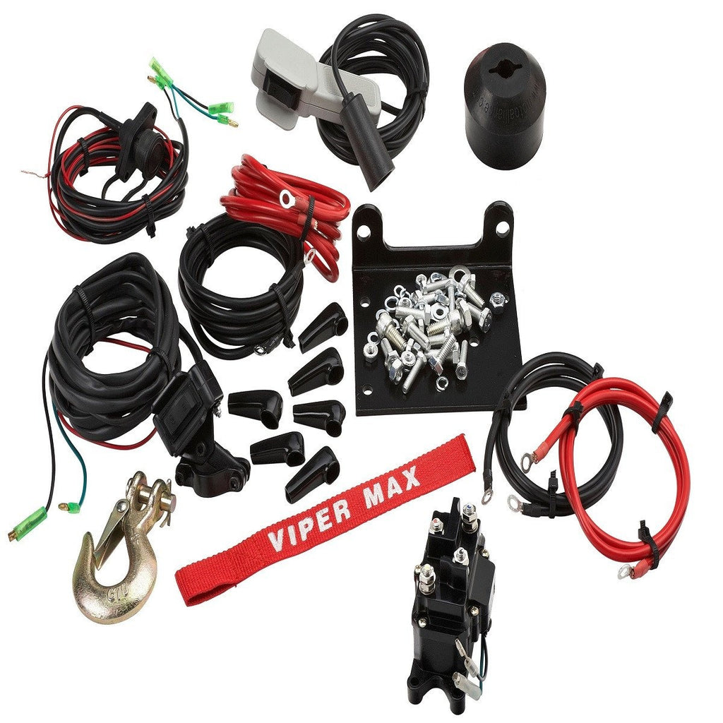 Rancher TRX420 FA** (Solid Axle ONLY) 2014 Viper 2500 LB Synthetic Rope Winch Kit