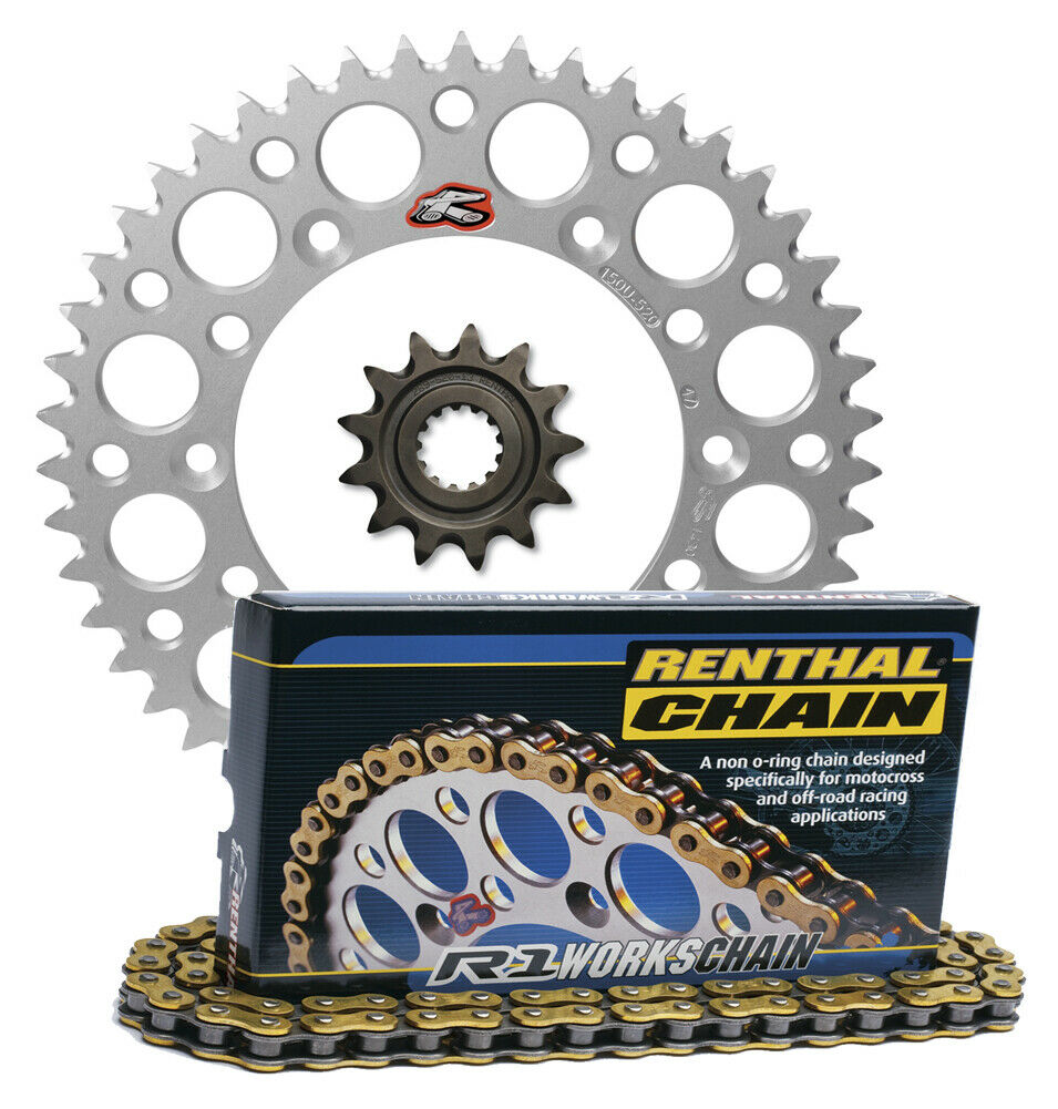 Renthal front & rear Sprocket & R-1 chain kit for Husqvarna TC 65 & KTM 65 SX