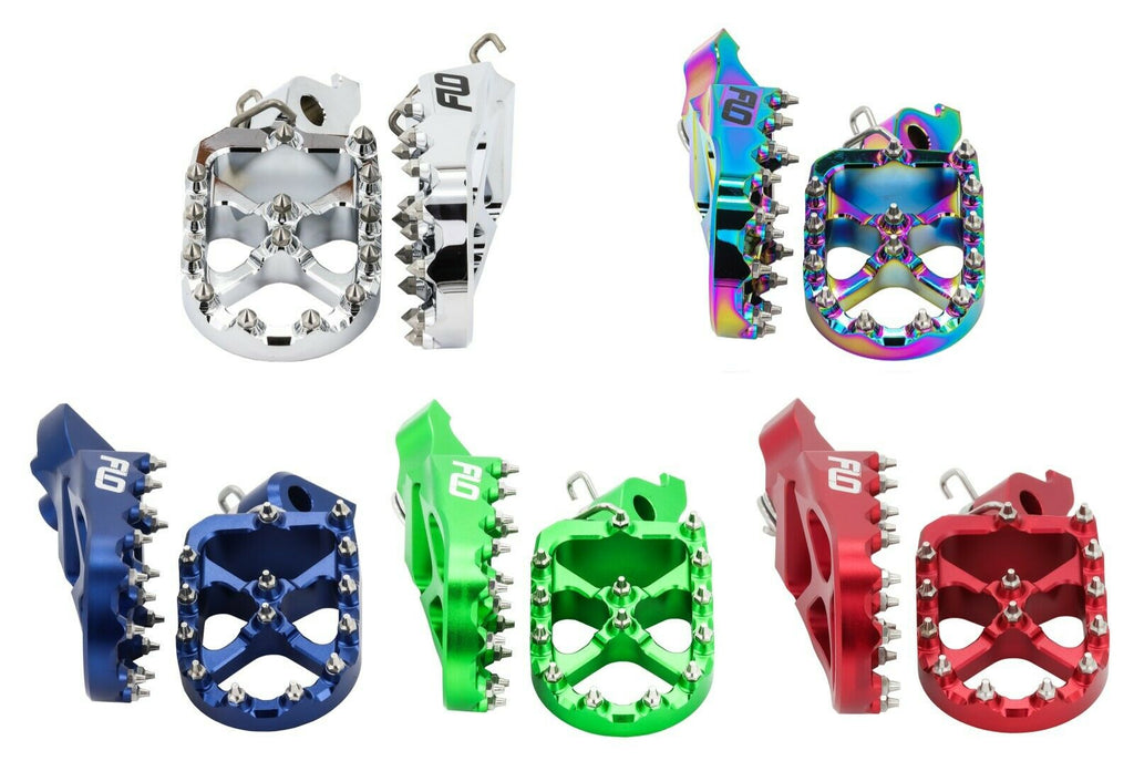 Flo FPEG-792 Pro Series Footpegs for Honda CRF150/250/450 & Kawasaki KX250/450