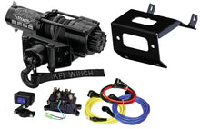 Load image into Gallery viewer, Honda Rancher TRX420 TM SE35 Stealth 3500 lb Synthetic Rope Winch kit by KFI