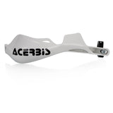 Acerbis 2142000002 white Rally Pro handguards with X-Strong universal mount kit