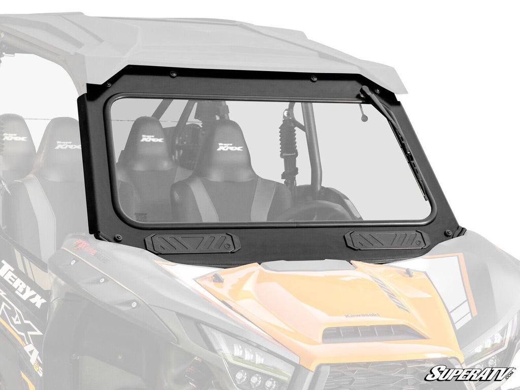SuperATV Glass Windshield for Kawasaki Teryx KRX 1000