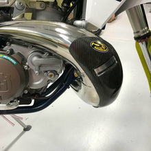 Load image into Gallery viewer, P3 101067 carbon fiber stock pipe guard for 2020 KTM / Husqvarna 250/300