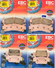 Load image into Gallery viewer, EBC R Series Long Life front &amp; rear brake pad kit for Honda Pioneer 1000 &amp; Talon