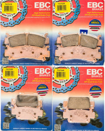 EBC R Series Long Life front & rear brake pad kit for Honda Pioneer 1000 & Talon