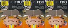 Load image into Gallery viewer, EBC FA409HH HH front &amp; rear brake pads set fits various 2008-on HD FLH