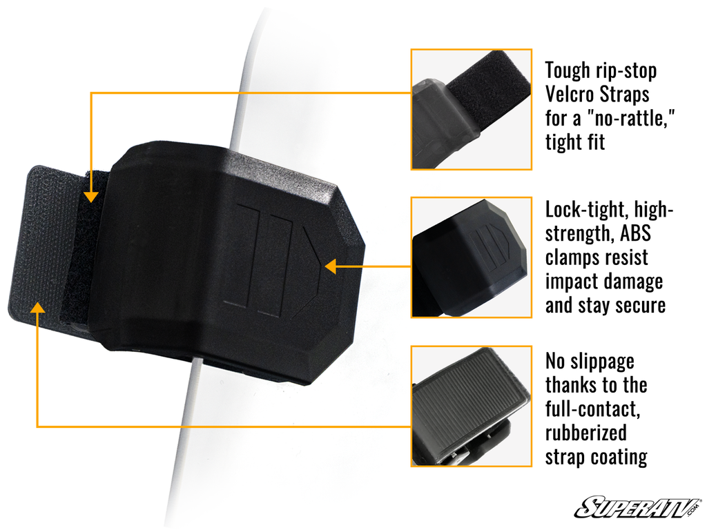 SuperATV Scratch Resistant Full Windshield for Can-Am Maverick X3 - Light Tint