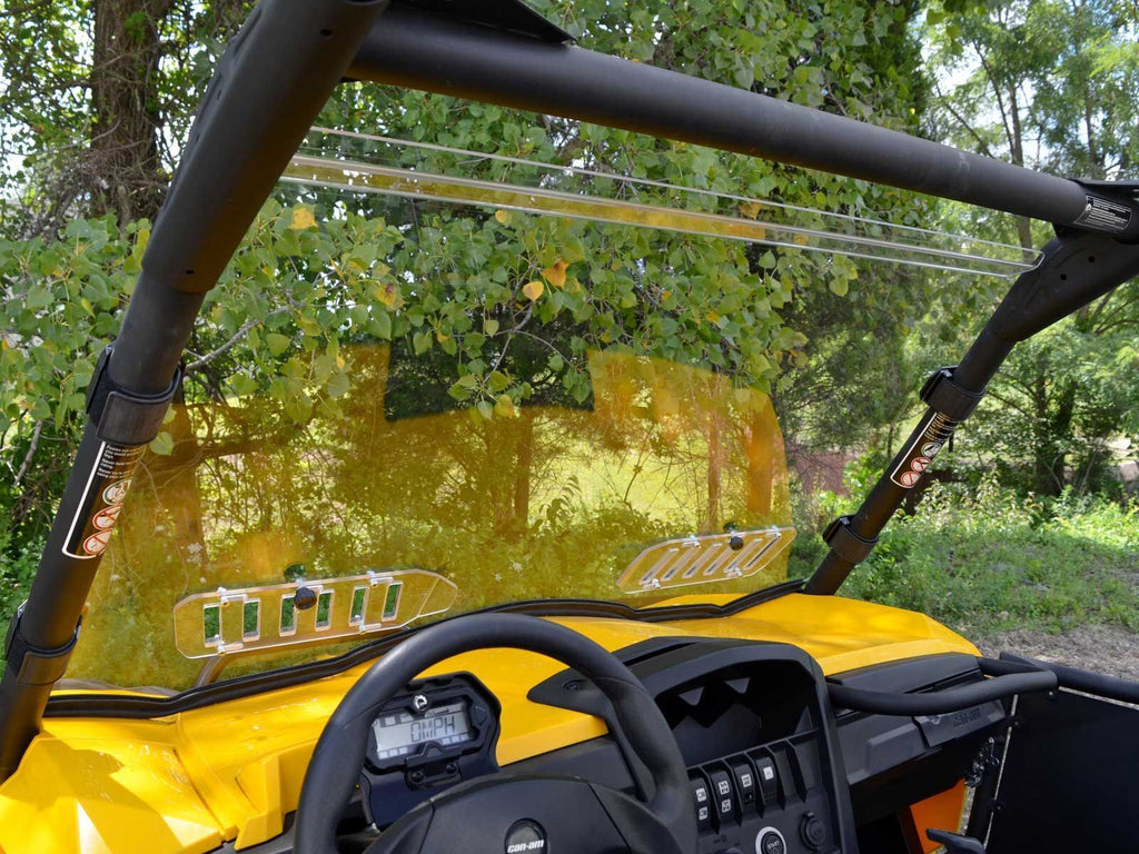 SuperATV Can-Am Commander 800 / 1000 Scratch Resistant Vented Full Windshield