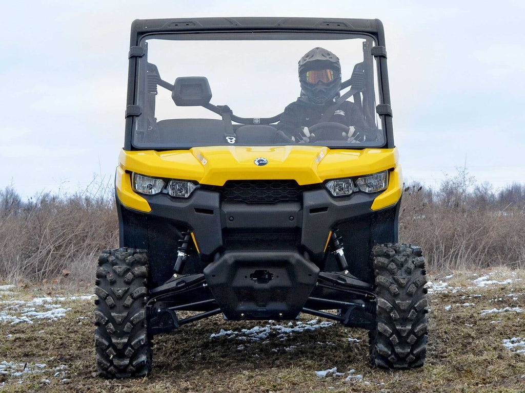 SuperATV Can-Am Defender HD Heavy Duty Scratch Resistant Full Windshield