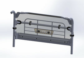 Spike 77-8850-R-T Rear Windshield  - Vented / Tinted fits Kawasaki Mule Pro-MX