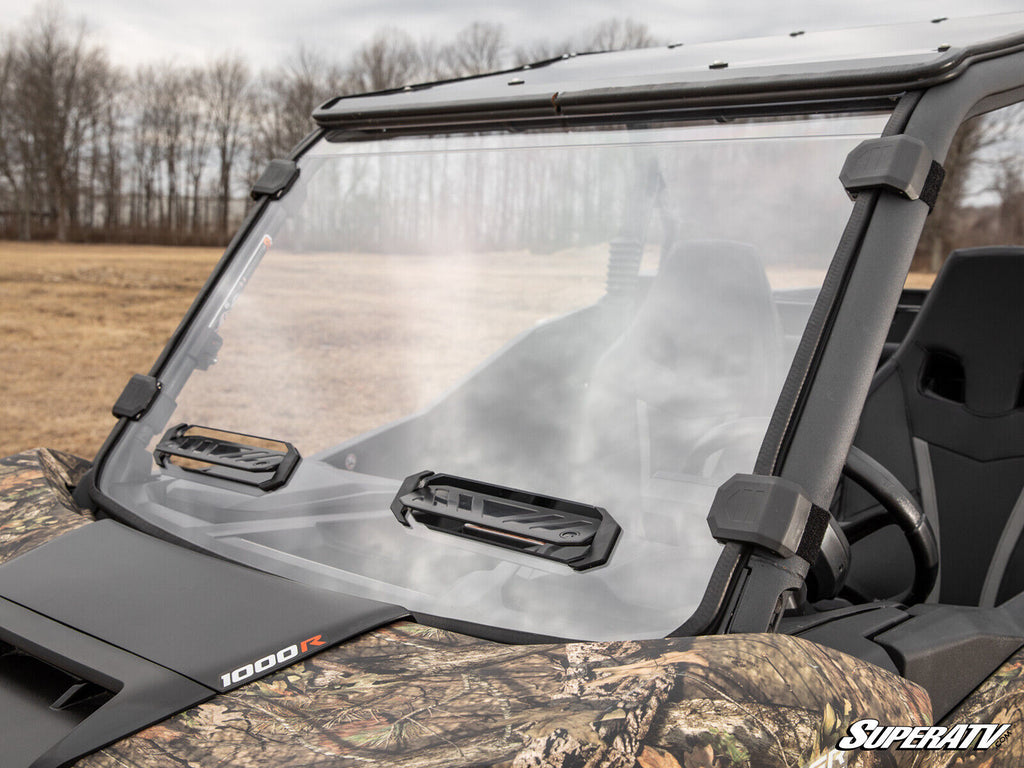 SuperATV Scratch Resistant Vented Windshield for Can-Am Commander 1000 (2021+)