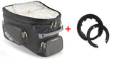 Givi Tanklock combo kit - Easy-T EA118 25 liter tank bag & BF11 tank ring mount