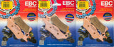 EBC severe duty front & rear brake pads kit fits 2013-2015 Can-Am Outlander