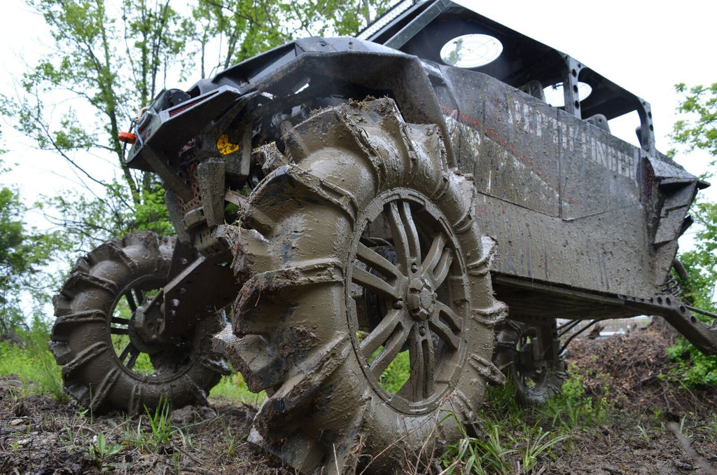 SuperATV Assassinator® Heavy Duty Extreme Mud Tire - 32/8/14 - Self Cleaning!