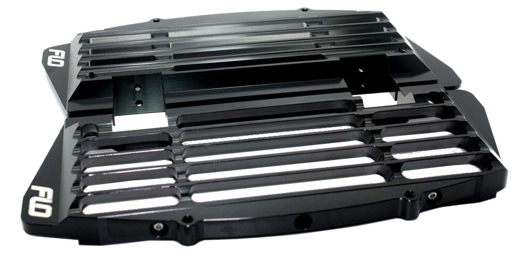 Flo Motorsports FLO 753-2BLK BLACK radiator guards for 2005-on YZ125 YZ250