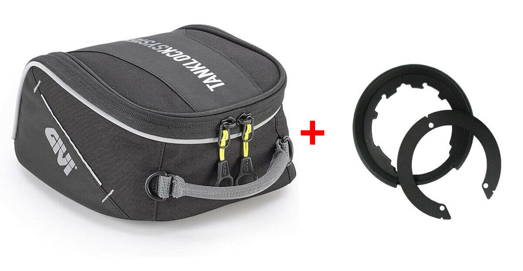 Givi Tanklock combo kit - EA123 5 liter mini tank bag & BF11 tank ring mount