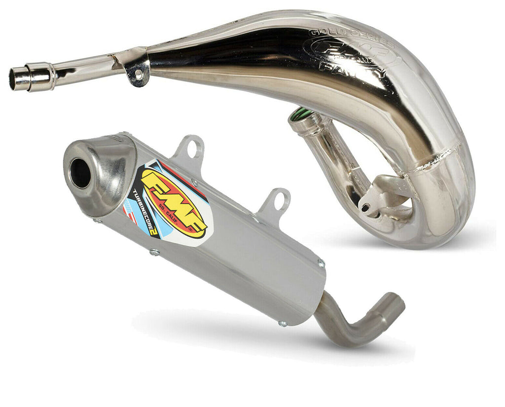 FMF Fatty exhaust pipe & Turbinecore 2 silencer for 2005-21 Yamaha YZ125 YZ125X