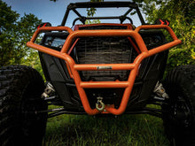 Load image into Gallery viewer, SuperATV Front Brush Guard Bumper for Polaris RZR XP Turbo (2016+) - Orange