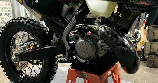 P3 101071 Max Pipe Guard for 2019-2021 Husky KTM 250 300 w/FMF Gnarly/Fatty Pipe