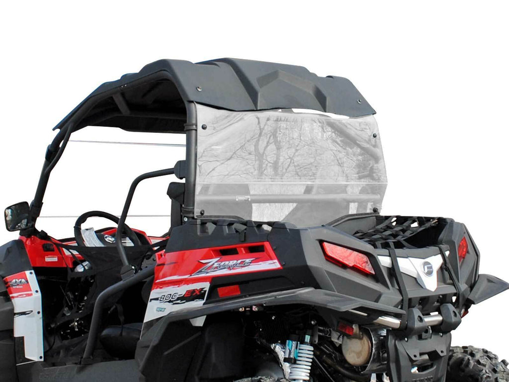 SuperATV Clear Polycarbonate Rear Windshield for CFMOTO ZForce 800EX (2014-2022)