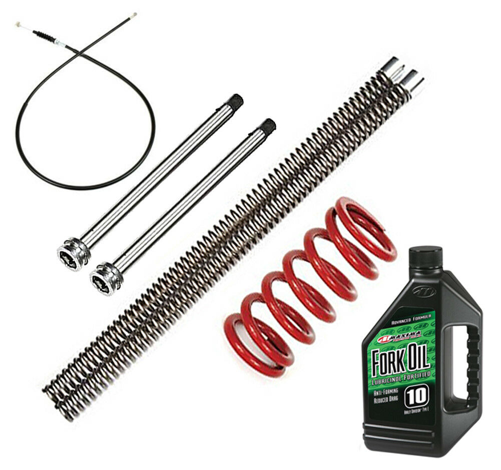 BBR suspension kit HD fork & shock springs long damping rod Kawasaki KLX110
