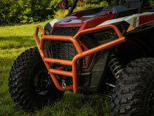 Load image into Gallery viewer, SuperATV Front Brush Guard Bumper for Polaris RZR XP Turbo (2016+) - Orange