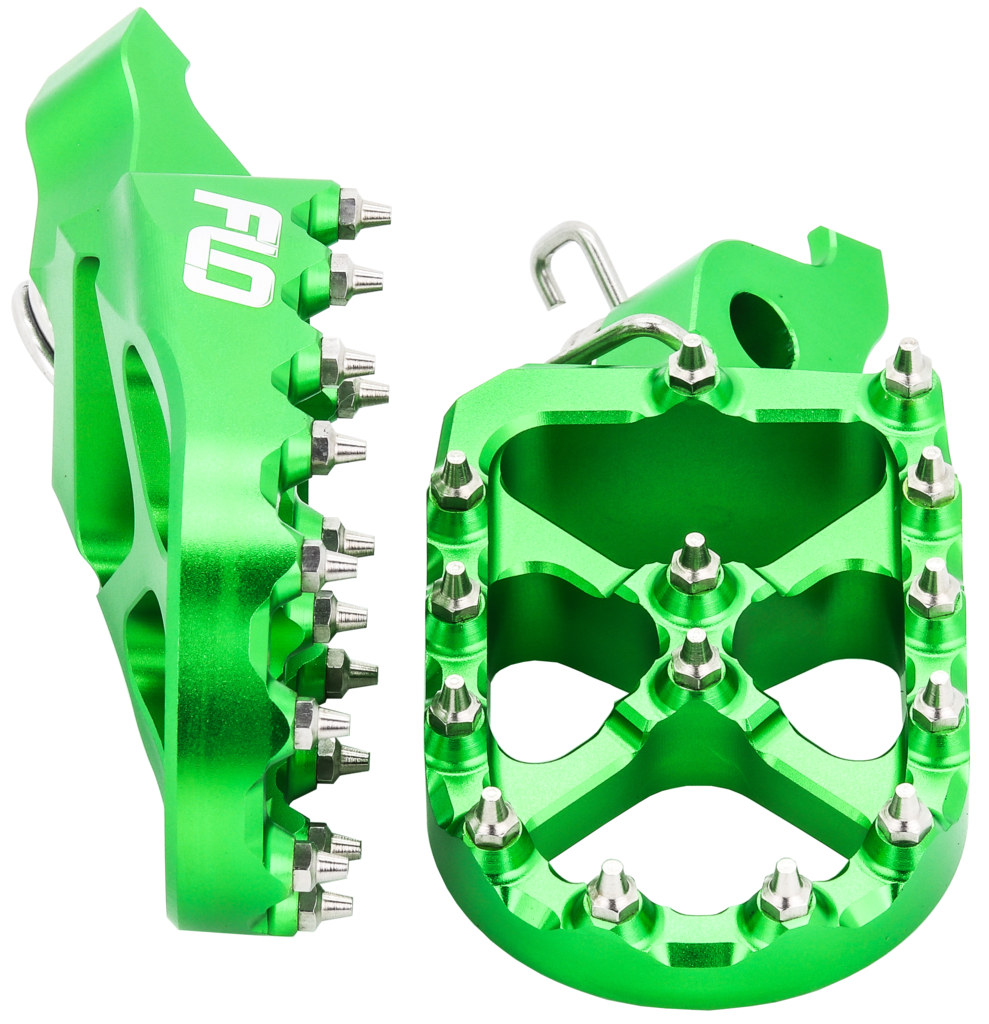 Flo FPEG-792 Pro Series Footpegs for Honda CRF150/250/450 & Kawasaki KX250/450